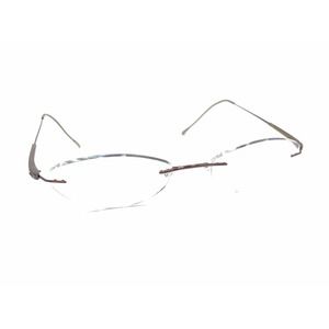Silhouette 7719 40 6054 Titanium Brown Rimless Eyeglasses Frames 19 140 Austria